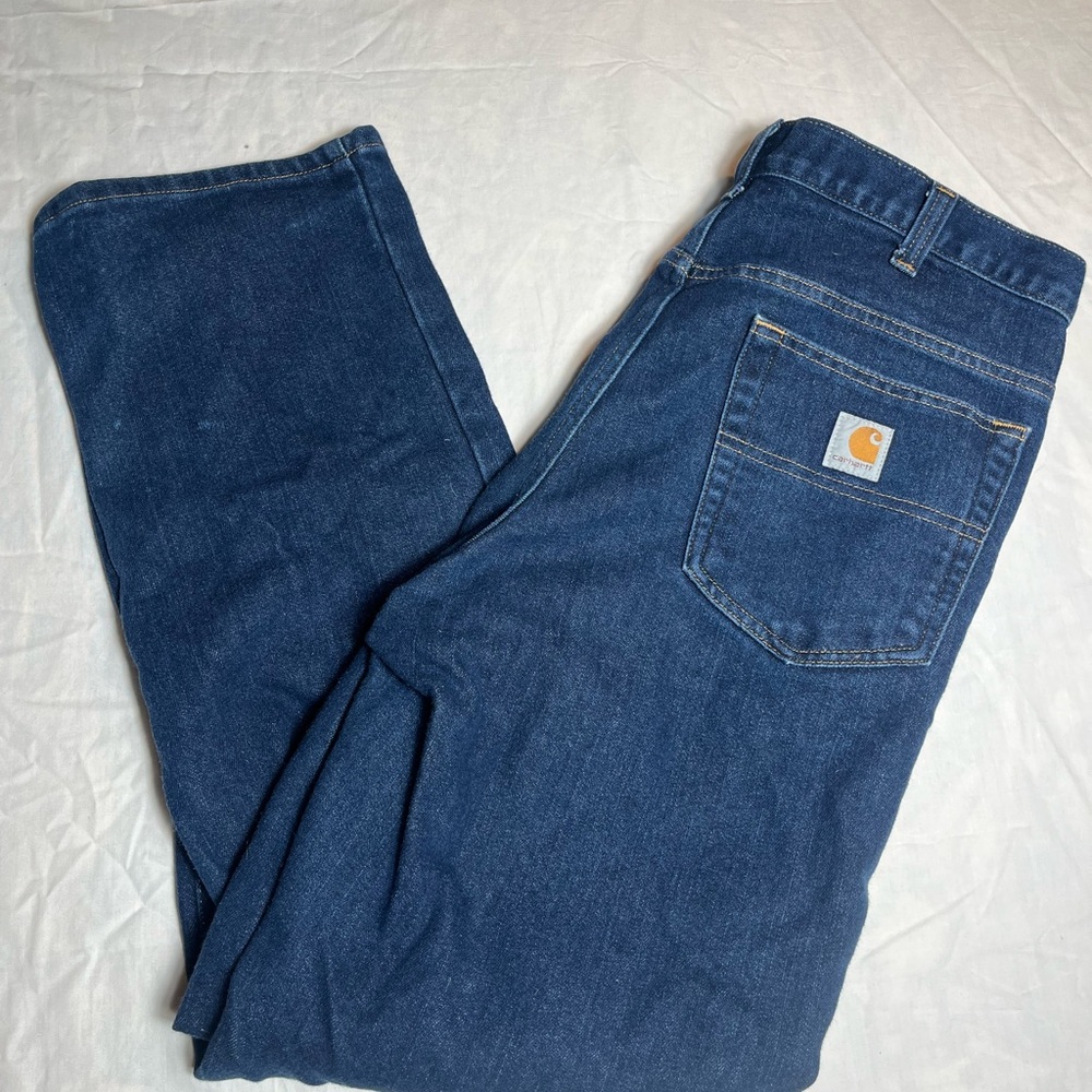 Carhartt Men's dark Blue Jeans Modern fit 386-83